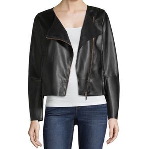 Faux leather jacket